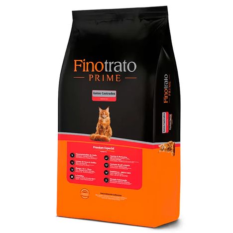 Ração Finotrato Prime para Gatos Castrados 10,1kg