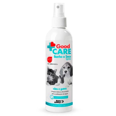 Banho a Seco Good Care Spray para Cães e Gatos 200ml