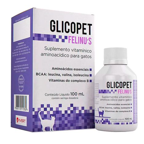 Suplemento Glicopet Felinus para Gatos 100ml