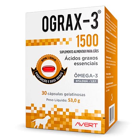 Ograx 3 Avert 1500mg 30 cápsulas