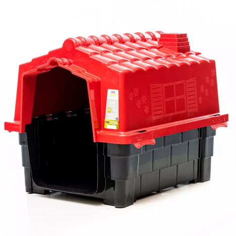 Casa Eco Colors Dog House Evolution Vermelha - N°3 Casa Eco Colors Dog House Evolution Vermelha - N°3