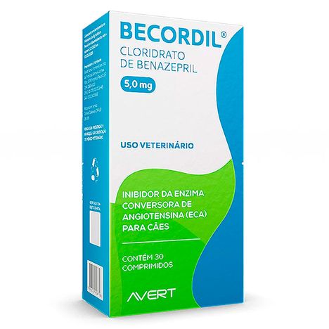 Anti-Hipertensivo Becordil Avert 5,0 mg com 30 Comprimidos