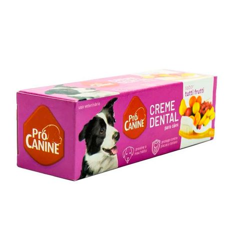Creme Dental Procanine - Sabor Tutti-frutti - 60g Creme Dental Procanine - Sabor Tutti-frutti - 60g