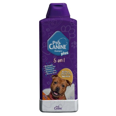 Shampoo Pró Canine 5 em 1 Adulto - 700ml Shampoo Pró Canine 5 em 1 Adulto - 700ml