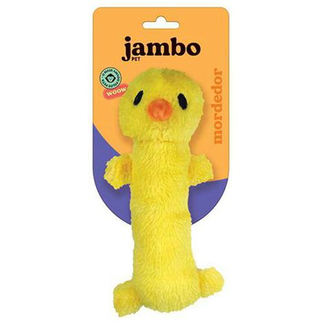 Mordedor Pelúcia Barriguinha Plush Pato Amarelo - Jambo Mordedor Pelúcia Barriguinha Plush Pato Amarelo - Jambo