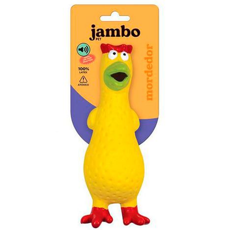 Mordedor Galinha Funny Top Pequena - Jambo Mordedor Galinha Funny Top Pequena - Jambo
