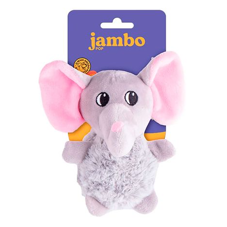 Mordedor Pelúcia Pop Animal Elefante para Cães - Jambo Mordedor Pelúcia Pop Animal Elefante para Cães - Jambo