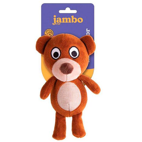 Mordedor Pelúcia Pop Bicho Urso - Jambo Mordedor Pelúcia Pop Bicho Urso - Jambo