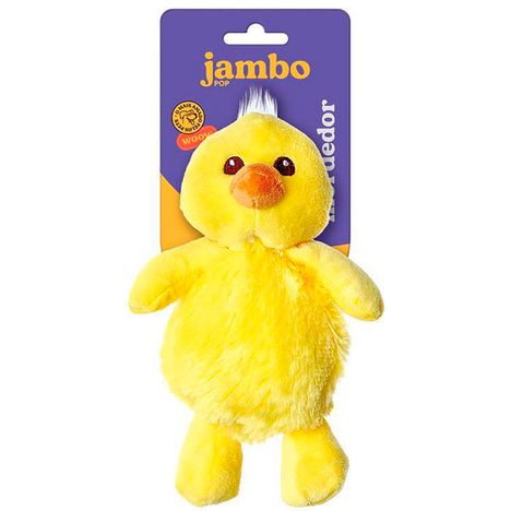 Mordedor Pelúcia Pop Fofa Pato - Jambo Mordedor Pelúcia Pop Fofa Pato - Jambo
