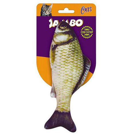 Binquedo Peixe Real Fish para Gato - Jambo