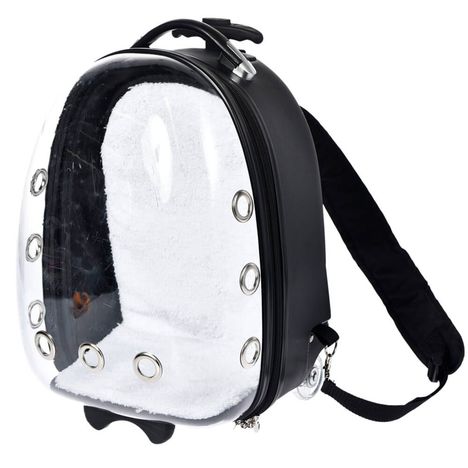 Mala Mochila Vision com Rodas Preta - Chalesco