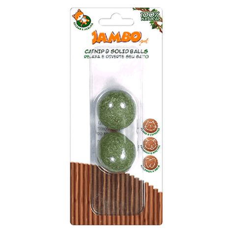 Brinquedo Bolinha de Catnip 2 Solid Balls - Jambo Brinquedo Bolinha de Catnip 2 Solid Balls - Jambo