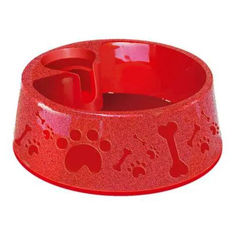 Bebedouro Plástico Paris Vermeho N°04 com 1600 Ml - Furacão Pet
