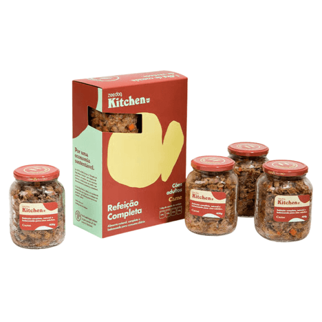 Refeição Natural Zee.Dog Kitchen para Cães Adultos Sabor Carne 1,6kg Refeição Natural Zee.Dog Kitchen para Cães Adultos Sabor Carne 1,6kg