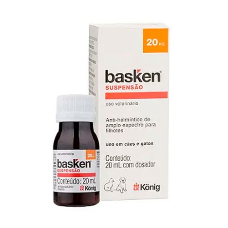 Antiparasitário Konig Basken Suspensão 20 ml Antiparasitário Konig Basken Suspensão 20 ml