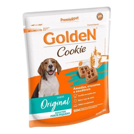 Biscoito Golden Cookie para Cães Adultos MB Sabor Original 350g Biscoito Golden Cookie para Cães Adultos MB Sabor Original 350g