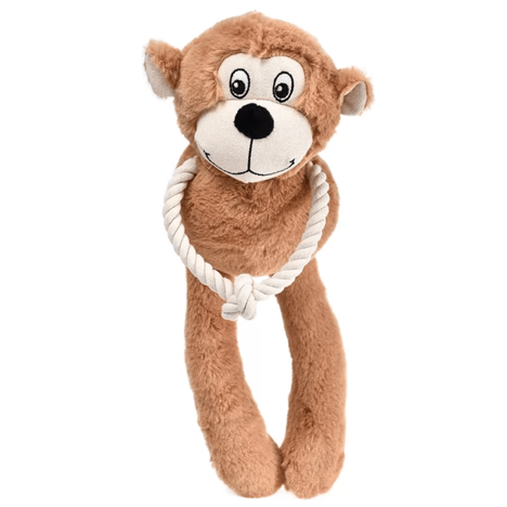 Brinquedo Macaquinho com Corda para Cães - Chalesco Brinquedo Macaquinho com Corda para Cães - Chalesco