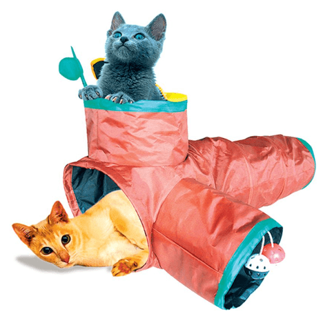 Brinquedo Túnel com 3 Saídas Cores Sortidas - Chalesco Brinquedo Túnel com 3 Saídas Cores Sortidas - Chalesco