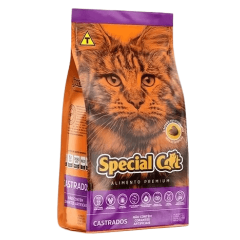 Ração Special Cat Para Gatos Adultos Castrados 3 kg Ração Special Cat Para Gatos Adultos Castrados 3 kg