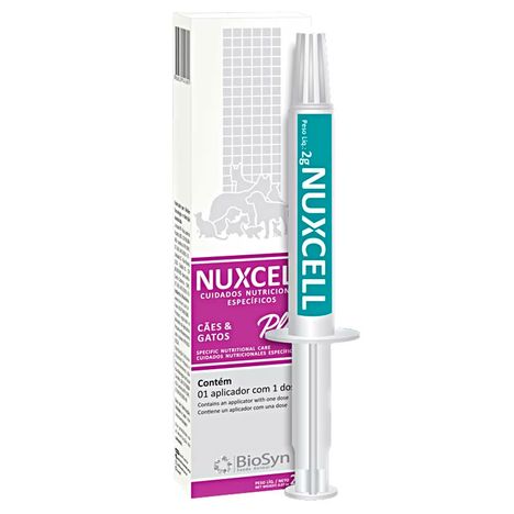 Suplemento Nuxcell Plus para Cães e Gatos 2g Suplemento Nuxcell Plus para Cães e Gatos 2g