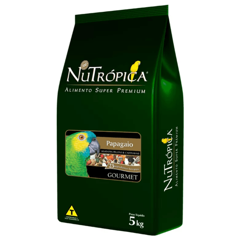 Ração Nutrópica Gourmet para Papagaio 5kg