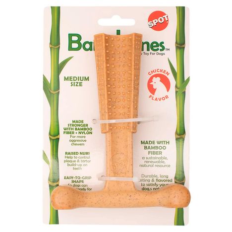 Mordedor Osso T Bam-boones Frango - Pequeno Mordedor Osso T Bam-boones Frango - Pequeno