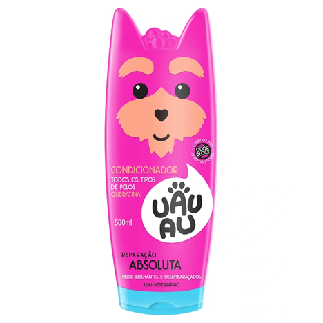 Condicionador UAU-AU para Todos os Tipos de Pelos Queratina 500ml Condicionador UAU-AU para Todos os Tipos de Pelos Queratina 500ml