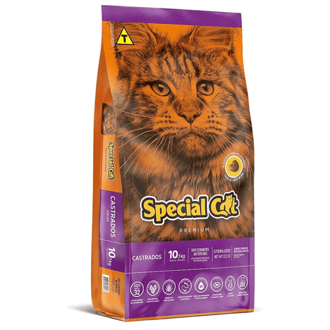 Ração Special Cat Para Gatos Adultos Castrados 10,1 kg Ração Special Cat Para Gatos Adultos Castrados 10,1 kg