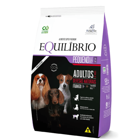 Ração Equilíbrio para Cães Adultos de Porte Pequeno Sabor Frango 12 kg Ração Equilíbrio para Cães Adultos de Porte Pequeno Sabor Frango 12 kg