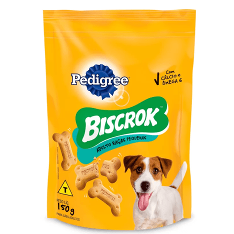Biscoito Pedigree Biscrok Mini para Cães Adultos de Raças Pequenas 150g Biscoito Pedigree Biscrok Mini para Cães Adultos de Raças Pequenas 150g