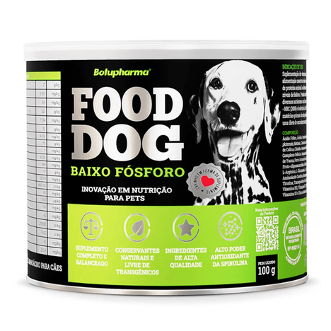 Suplemento Food Dog Botupharma Baixo Fósforo 100g Suplemento Food Dog Botupharma Baixo Fósforo 100g