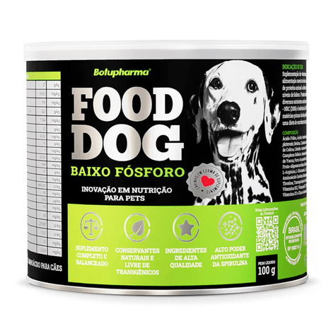 Suplemento Food Dog Botupharma Baixo Fósforo 100gr