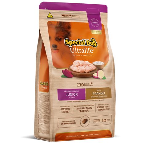 Ração Special Dog Ultralife para Cães Filhotes de Raças Pequenas - 1Kg