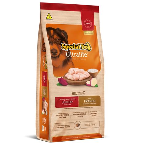Ração Special Dog Ultralife Frango e Arroz para Cães Filhotes Raças Grandes 15 kg Ração Special Dog Ultralife Frango e Arroz para Cães Filhotes Raças Grandes 15 kg