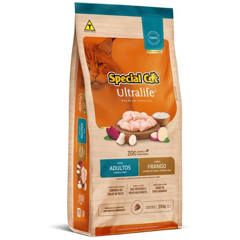 Ração Special Cat Ultralife Frango Gatos Adultos 20 kg Ração Special Cat Ultralife Frango Gatos Adultos 20 kg