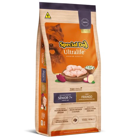 Ração Special Dog Ultralife Sênior para Cães de Raças Pequenas Sabor Frango e Arroz 10,1 kg Ração Special Dog Ultralife Sênior para Cães de Raças Pequenas Sabor Frango e Arroz 10,1 kg