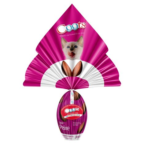 Ovo de Páscoa Caats Sabor Peixe 200g Ovo de Páscoa Caats Sabor Peixe 200g