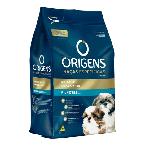 Ração Origens Raças Específicas para Shitzu e Lhasa Apso Filhotes 1kg