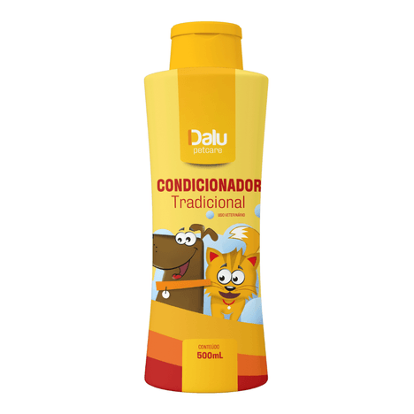Condicionador Tradicional Dalu para Cães e Gatos 500ml Condicionador Tradicional Dalu para Cães e Gatos 500ml