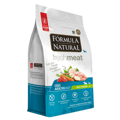 Ração Fórmula Natural Fresh Meat para Cães Adultos de Raças Pequenas e Mini 2,5 kg Ração Fórmula Natural Fresh Meat para Cães Adultos de Raças Pequenas e Mini 2,5 kg
