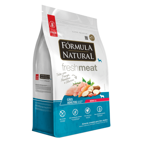 Ração Fórmula Natural Fresh Meat Sabor Frango para Cães Adultos de Raça Média 2,5 kg Ração Fórmula Natural Fresh Meat Sabor Frango para Cães Adultos de Raça Média 2,5 kg
