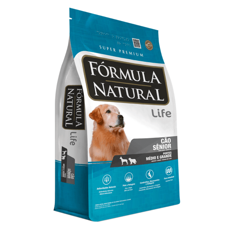 Ração Fórmula Natural para Cães Sênior de Raças Médias e Grandes 15kg