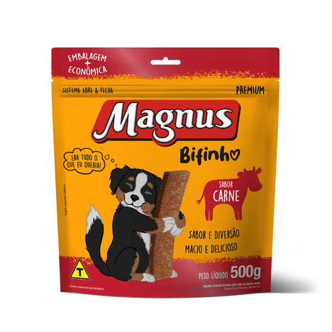 Bifinho Magnus Cães Adultos Sabor Carne 500g Bifinho Magnus Cães Adultos Sabor Carne 500g