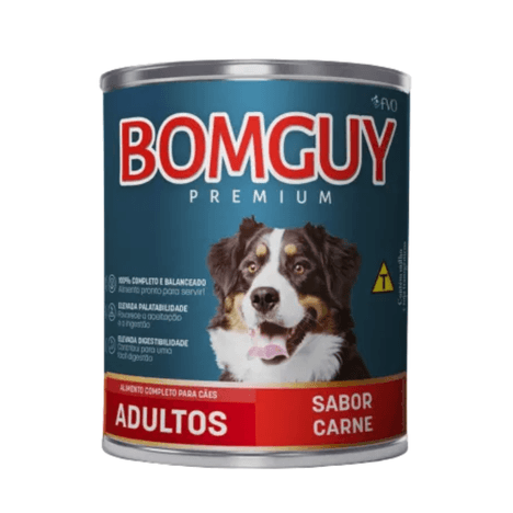Patê em Lata Bomguy Premium para Cães Adultos Sabor Carne 280gr Patê em Lata Bomguy Premium para Cães Adultos Sabor Carne 280gr