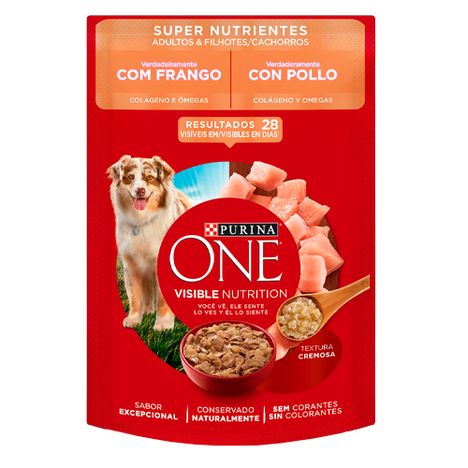 Ração Úmida Purina One para Cães Adultos e Filhotes Sabor Frango 85 g