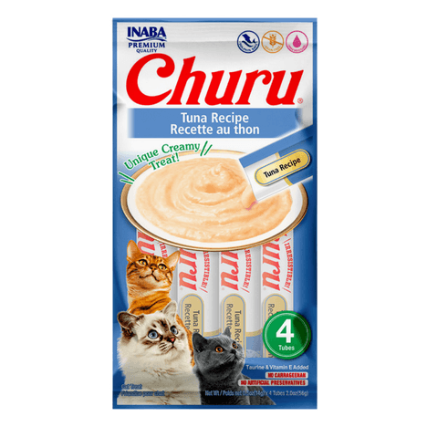 Purê Churu Atum para Gatos 56g Purê Churu Atum para Gatos 56g