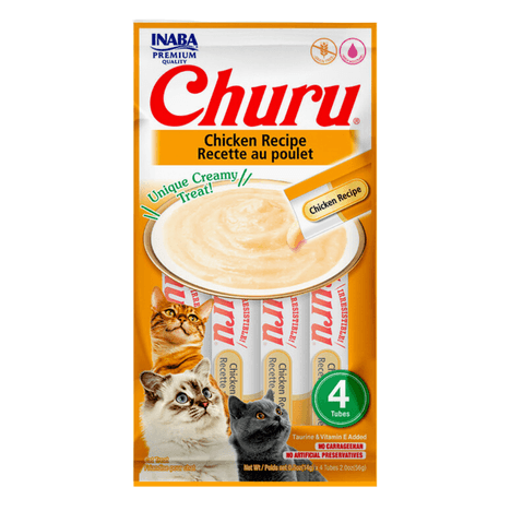 Purê Churu Galinha para Gatos 56g