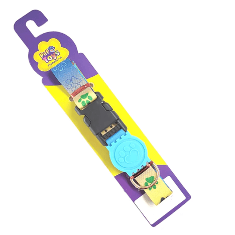 Coleira Seda Luxo Borrachinha M 20mm - Pet Toys Coleira Seda Luxo Borrachinha M 20mm - Pet Toys