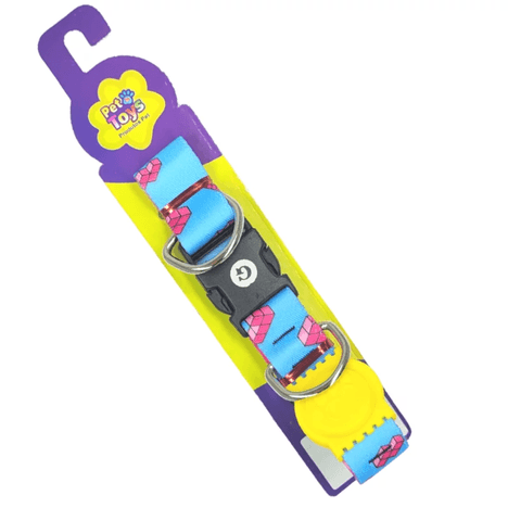 Coleira Seda Luxo Borrachinha G 25mm - Pet Toys Coleira Seda Luxo Borrachinha G 25mm - Pet Toys