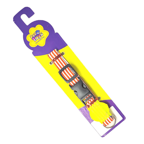 Coleira Seda Luxo Borrachinha P 15mm - Pet Toys Coleira Seda Luxo Borrachinha P 15mm - Pet Toys